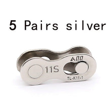 Load image into Gallery viewer, Speed Bike chain connector lock set MTB road bicycle Connector for Quick Master Link Joint Chain bike parts AQQ 6/7/8/9/10/11