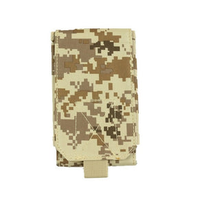 Outdoor Camouflage Bag Tactical Army Phone Holder Sport Waist Belt Case Waterproof Nylon