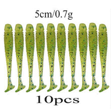 Load image into Gallery viewer, Soft Rubber Bait Fishing Lure Jig Wobbler Soft Worm Carp 10pcs/lot