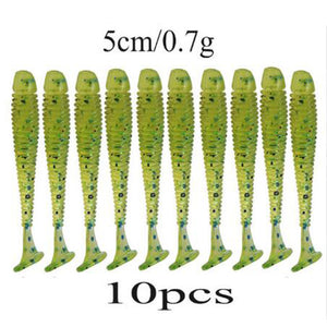 Soft Rubber Bait Fishing Lure Jig Wobbler Soft Worm Carp 10pcs/lot