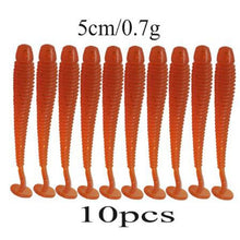 Load image into Gallery viewer, Soft Rubber Bait Fishing Lure Jig Wobbler Soft Worm Carp 10pcs/lot
