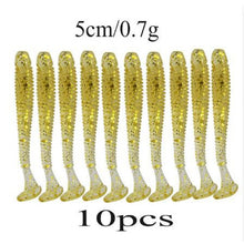 Load image into Gallery viewer, Soft Rubber Bait Fishing Lure Jig Wobbler Soft Worm Carp 10pcs/lot
