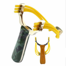 Load image into Gallery viewer, Professional Slingshot Sling shot Aluminium Alloy Slingshot Catapult Camouflage Bow Un-hurtable Outdoor Game Playing Tools