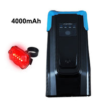 Load image into Gallery viewer, Induction Bicycle Front Light Set 4000mAh USB Rechargeable Smart Headlight With Horn 800 Lumen LED