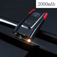 Load image into Gallery viewer, Induction Bicycle Front Light Set 4000mAh USB Rechargeable Smart Headlight With Horn 800 Lumen LED