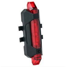 Load image into Gallery viewer, Bike Bicycle light Rechargeable LED Taillight USB Rear Tail Safety Warning Cycling light Portable Flash Light Super Bright