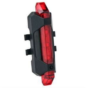Bike Bicycle light Rechargeable LED Taillight USB Rear Tail Safety Warning Cycling light Portable Flash Light Super Bright