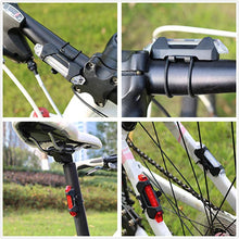 Load image into Gallery viewer, Bike Bicycle light Rechargeable LED Taillight USB Rear Tail Safety Warning Cycling light Portable Flash Light Super Bright