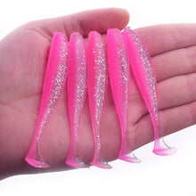 Load image into Gallery viewer, Wobbler Fishing Lure Swimbait Artificial Double Color Silicone 10Pcs/lot