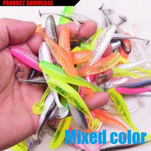 Load image into Gallery viewer, Wobbler Fishing Lure Swimbait Artificial Double Color Silicone 10Pcs/lot