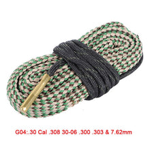 Load image into Gallery viewer, Hunting Gun Bore Cleaner Snake.22 Cal.223 Cal.38 Cal&amp; 5.56mm,7.62mm,12GA Rifle Cleaning Kit Tool Rifle Barrel Calibre Snake Rope