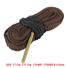 Load image into Gallery viewer, Hunting Gun Bore Cleaner Snake.22 Cal.223 Cal.38 Cal&amp; 5.56mm,7.62mm,12GA Rifle Cleaning Kit Tool Rifle Barrel Calibre Snake Rope