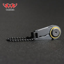 Load image into Gallery viewer, Creative Mini Zipper Knife Portable Outdoor Survival Emergency Tool Foldable Stainless Steel EDC Key Ring