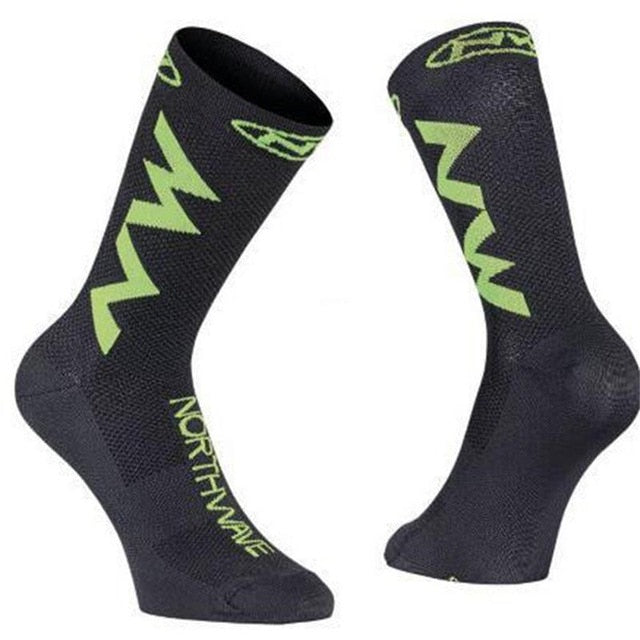 Summer Men's Cycling Sport Socks Bike Riding Socks Breathable Outdoor Running Socks Sports Sock Fit For 40-45