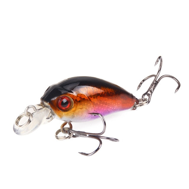 Crankbait Fishing Lure Artificial Crank Hard Bait Topwater Minnow Fishing Wobblers