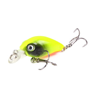 Crankbait Fishing Lure Artificial Crank Hard Bait Topwater Minnow Fishing Wobblers
