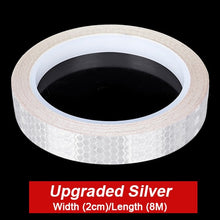 Load image into Gallery viewer, Bike Stickers Decals Reflective Stickers Strip Bicycle Reflective Tape Sticker