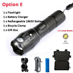 LED cycling Front Light Bike light Lamp Torch Waterproof Flashlight Bicycle Light 10000 Lumens 5 Modes