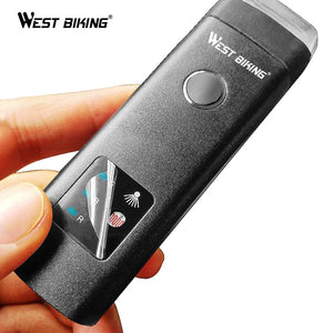 Bike Front Light Induction Bicycle Bright Light USB Charging Flashlight Waterproof
