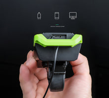 Load image into Gallery viewer, Induction Bicycle Front Light Set 4000mAh USB Rechargeable Smart Headlight With Horn 800 Lumen LED