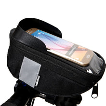 Load image into Gallery viewer, Cycling Bicycle Bike Head Tube Handlebar Cell Mobile Phone Bag Case Holder Case Pannier For 6.5in Phone