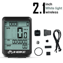 Load image into Gallery viewer, INBIKE Waterproof Bicycle Computer Wireless And Wired MTB Bike Cycling Odometer Stopwatch Speedometer Watch LED Digital Rate