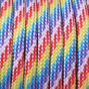 Cores Paracord for Survival Parachute Cord Lanyard Camping Climbing Camping Rope Hiking Clothesline 5 Meters  Dia.4mm 7 stand