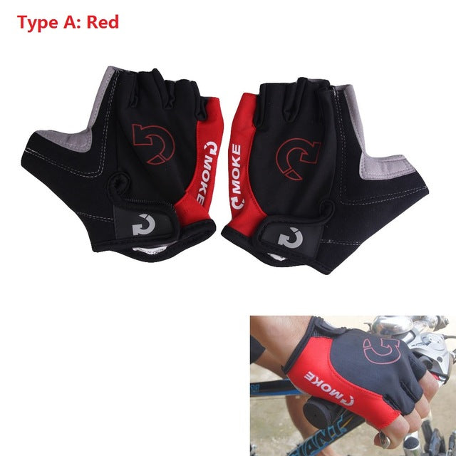 Half Finger Cycling Gloves Anti Slip Gel Pad Breathable Motorcycle Bike Gloves Men Women Sports Bicycle Gloves S-XL