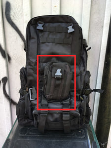 Men Tactical Molle Pouch Belt Waist Pack Bag Small Pocket Military Waist Pack Running Pouch Travel Camping Bags Soft back