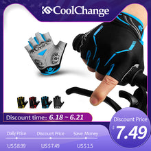 Load image into Gallery viewer, CoolChange Cycling Gloves Half Finger Mens Women&#39;s Summer Sports Shockproof Bike Gloves