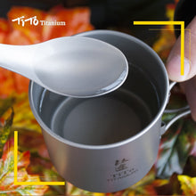 Load image into Gallery viewer, Titanium Spoon Tableware Fork Ultralight pure titanium Spork